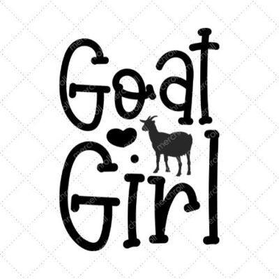 Goat Girl SVG PNG EPS DXF AI Download