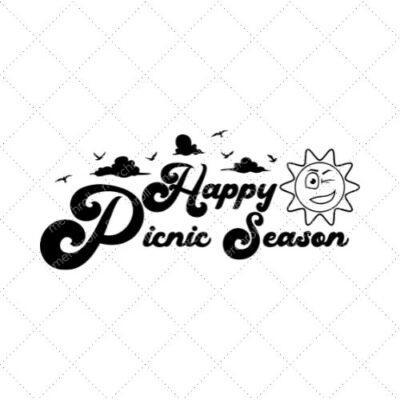 Happy Picnic Season SVG PNG EPS DXF AI Download