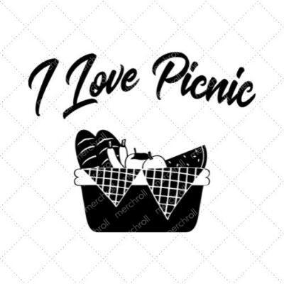 I Love Picnic SVG PNG EPS DXF AI Download