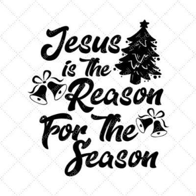 Jesus Is The Reason For Season SVG PNG EPS DXF AI Download
