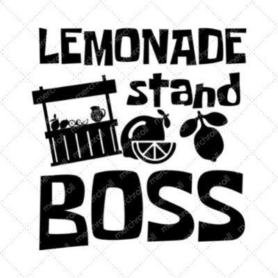 Lemonade Stand Boss SVG PNG EPS DXF AI Download