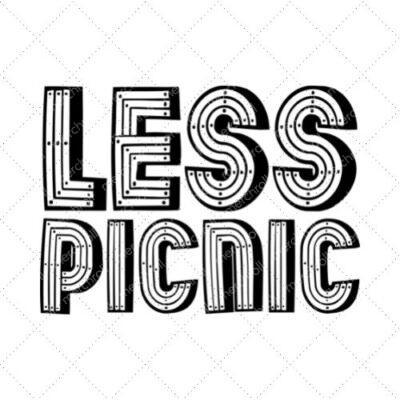 Less Picnic SVG PNG EPS DXF AI Download