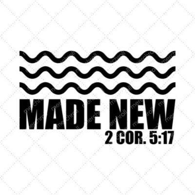 Made New 2 Cor. 5:17 SVG PNG EPS DXF AI Download