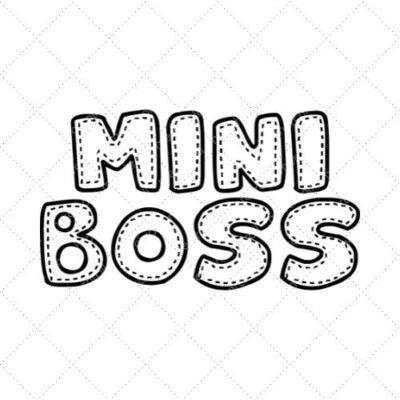 Mini Boss SVG PNG EPS DXF AI Download