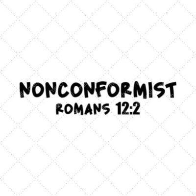 Nonconformist Romans 12:2 SVG PNG EPS DXF AI Download