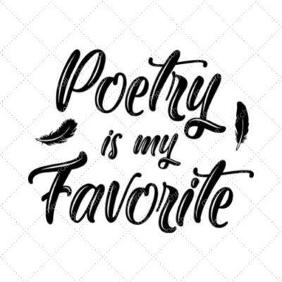 Poetry Is My Favorite SVG PNG EPS DXF AI Download