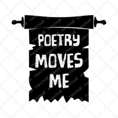 Poetry Moves Me SVG PNG EPS DXF AI Download