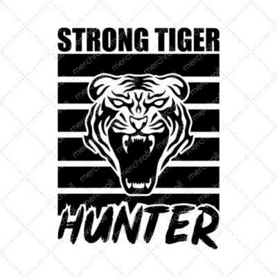 Strong Tiger Hunter SVG PNG EPS DXF AI Download