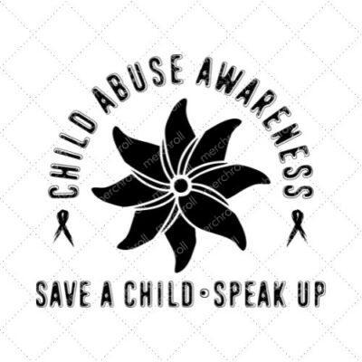 Child Abuse Awareness Save A Child Speak Up SVG PNG EPS DXF AI Download