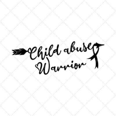 Child Abuse Warrior SVG PNG EPS DXF AI Download
