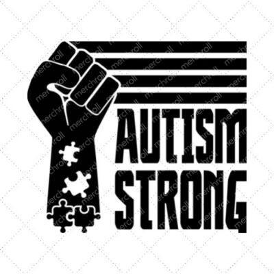 Autism Strong SVG PNG EPS DXF AI Download