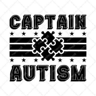 Captain Autism SVG PNG EPS DXF AI Download