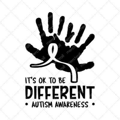 It's Ok To Be Different Autism Awareness SVG PNG EPS DXF AI Download