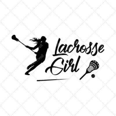 Lacrosse Girl SVG PNG EPS DXF AI Download
