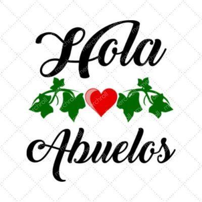 Hola Abuelos SVG PNG EPS DXF AI Download