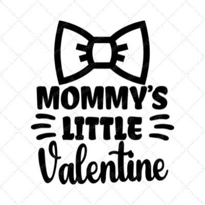 Mommy's Little Valentines SVG PNG EPS DXF AI Download
