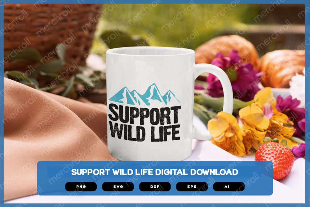 Support Wild Life SVG PNG EPS DXF AI Download