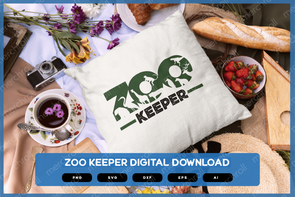 Zoo Keeper SVG PNG EPS DXF AI Download