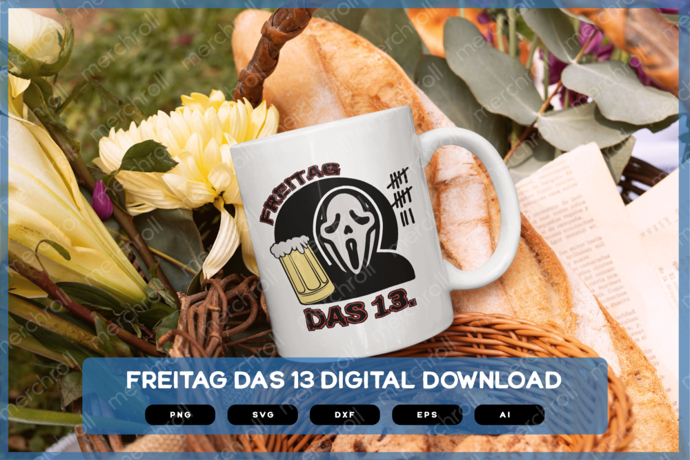 Freitag Das 13 SVG PNG EPS DXF AI Download