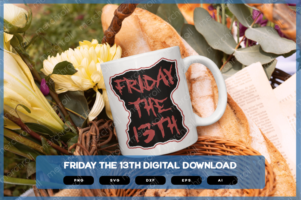 Friday The 13TH SVG PNG EPS DXF AI Download