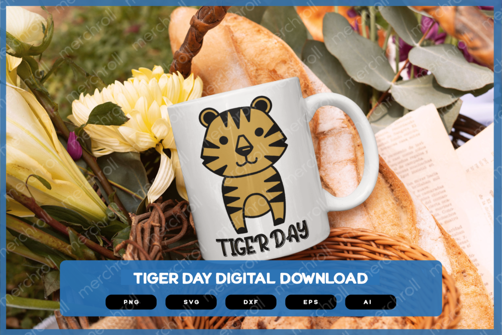 Tiger Day SVG PNG EPS DXF AI Download