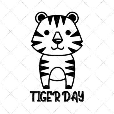 Tiger Day SVG PNG EPS DXF AI Download