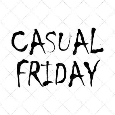 Casual Friday SVG PNG EPS DXF AI Download