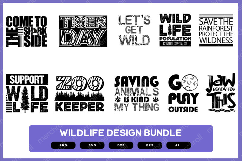 Wildlife Design Bundle | Wildlife Sticker | Wildlife Prints | Wildlife Shirt SVG | Wildlife Arts