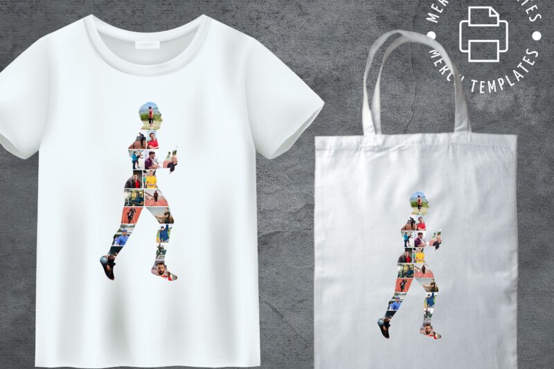 Track and Field Coach Gift Male Collage Template | Running Coach Gift Collage | Coach Appreciation Gift