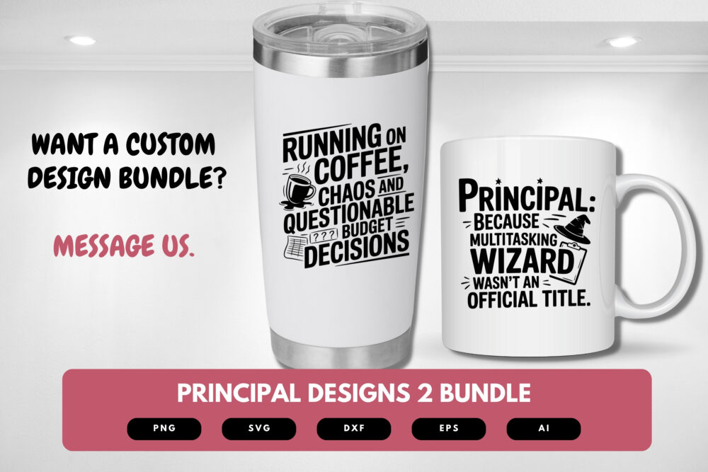 Principal SVG Bundle | School Leader Clipart, Educational Staff Silhouette Cut Files for Cricut & Sublimation - Image 8