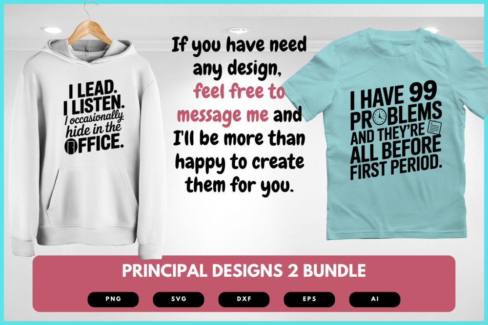 Principal SVG Bundle | School Leader Clipart, Educational Staff Silhouette Cut Files for Cricut & Sublimation - Image 7