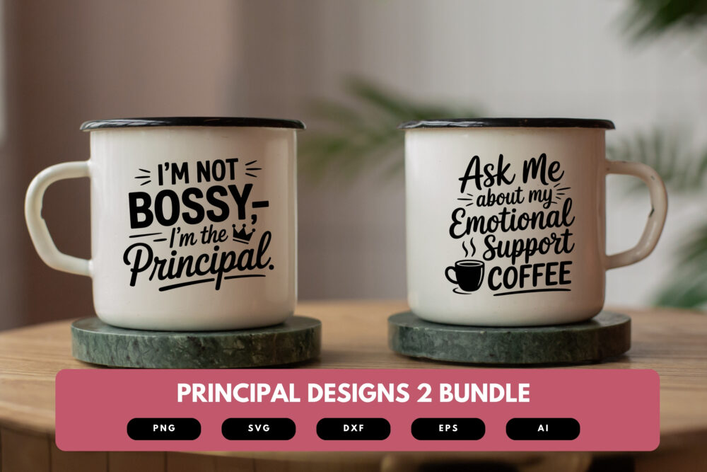 Principal SVG Bundle | School Leader Clipart, Educational Staff Silhouette Cut Files for Cricut & Sublimation - Image 6