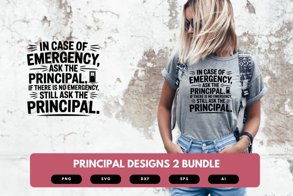 Principal SVG Bundle | School Leader Clipart, Educational Staff Silhouette Cut Files for Cricut & Sublimation - Image 5