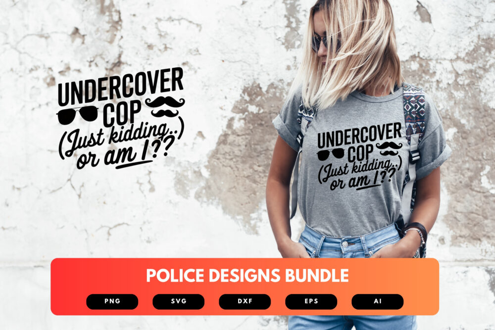 Police SVG Bundle | Law Enforcement Clipart, Officer Silhouette Cut Files for Cricut & Sublimation - Image 4