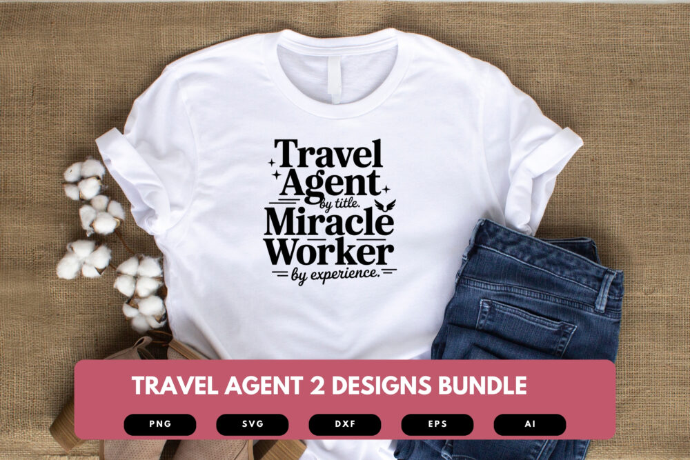 Travel Agent SVG Bundle | Wanderlust Clipart, Vacation Planner Silhouette Cut Files for Cricut & Sublimation - Image 3