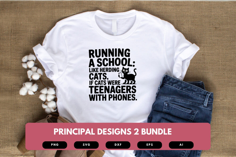 Principal SVG Bundle | School Leader Clipart, Educational Staff Silhouette Cut Files for Cricut & Sublimation - Image 3