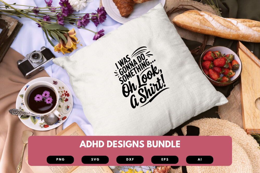 ADHD SVG Bundle | Mental Health Awareness Clipart, Neurodivergent Quotes Cut Files for Cricut & Sublimation - Image 8