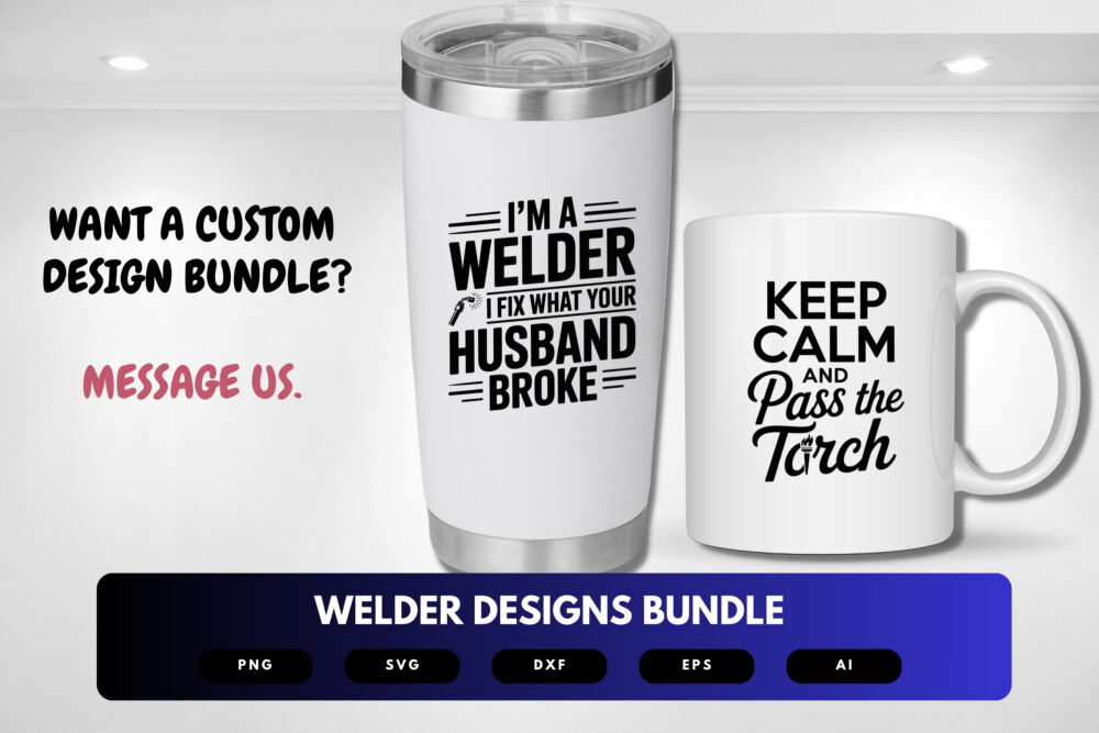 Welder SVG Bundle | Welding Quotes, Skilled Trades Clipart and Metalworker Cut Files for Cricut & Sublimation - Image 8