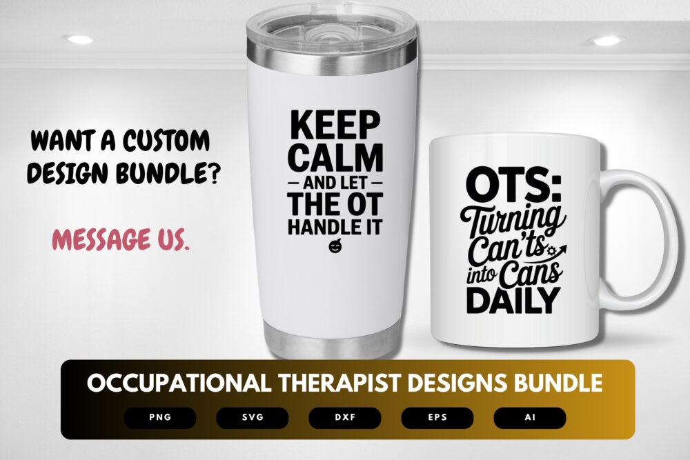 Occupational Therapist SVG Bundle | OT Quotes, Rehab Clinic Clipart and Therapy Cut Files for Cricut & Sublimation - Image 8