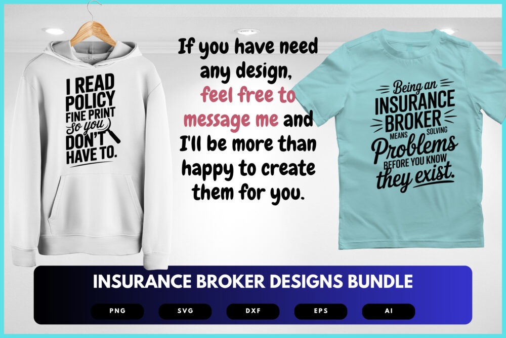 Insurance Broker SVG Bundle | Financial Quote Clipart, Policy Cut Files for Cricut & Sublimation - Image 3