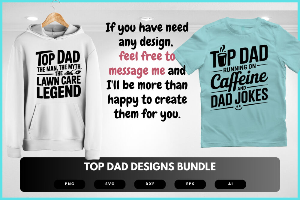 Top Dad SVG Bundle | Funny Father’s Day and Dad Quote Designs, Humorous Cut Files for Cricut & Sublimation - Image 8