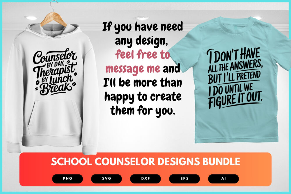 School Counselor SVG Bundle | Motivational Quotes , Education Cut Files for Cricut & Sublimation - Image 8