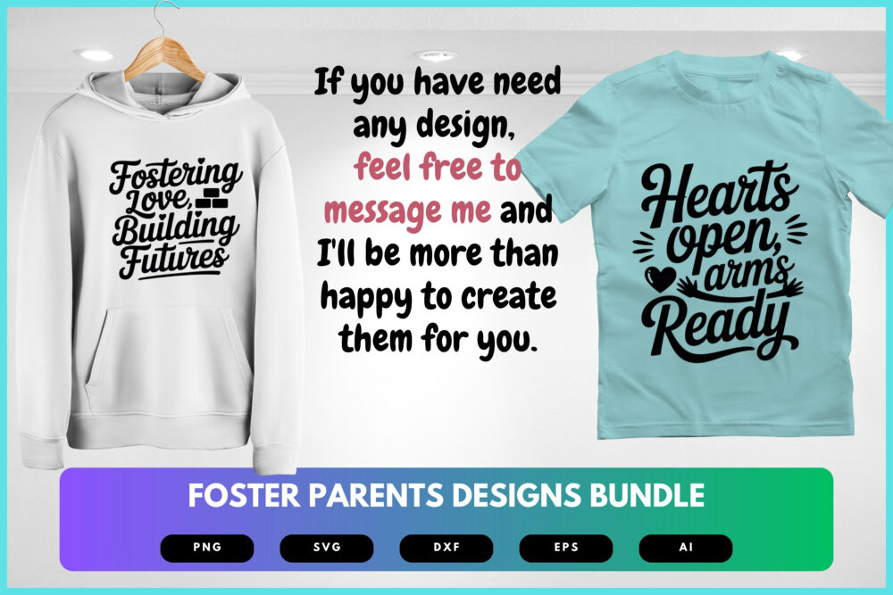 Foster Parent SVG Bundle | Heartfelt Foster Care Quotes, Parenting Clipart , Silhouette Cut Files for Cricut & Sublimation - Image 8