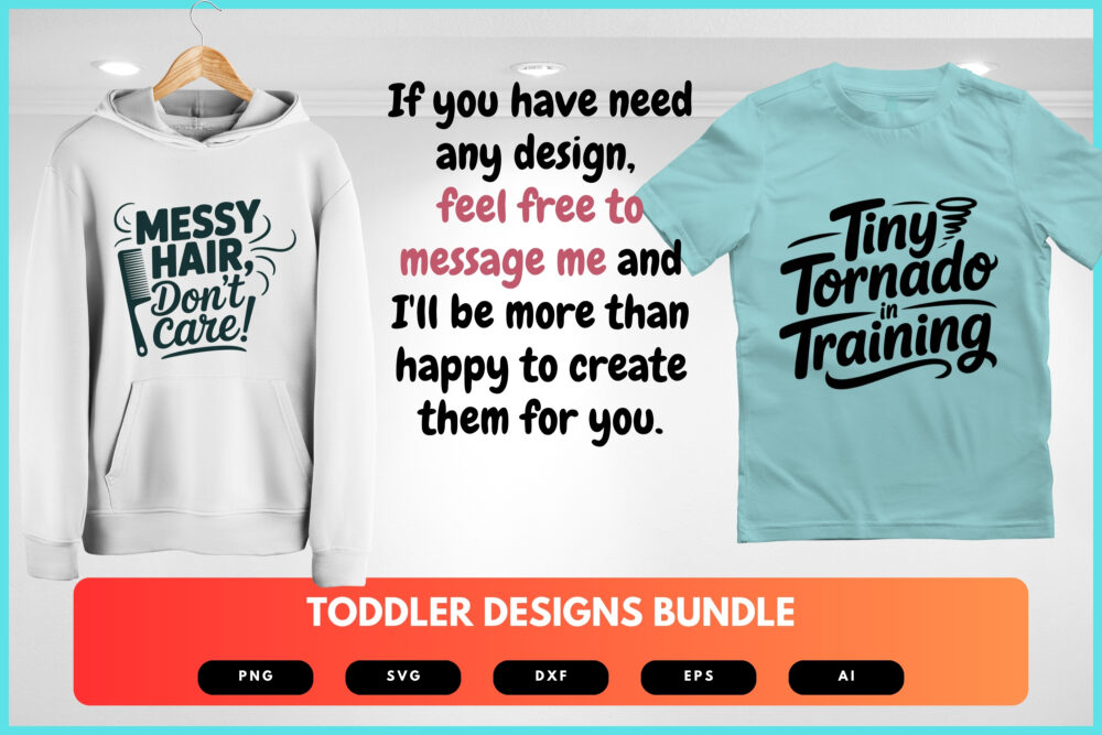 Toddler SVG Bundle | Cute and Funny Toddler Quotes, Kids Clipart , Silhouette Cut Files for Cricut & Sublimation - Image 8
