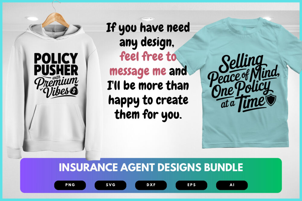 Insurance Agent SVG Bundle | Insurance Clipart, Sales Rep Quotes , Career Cut Files for Cricut & Sublimation - Image 8