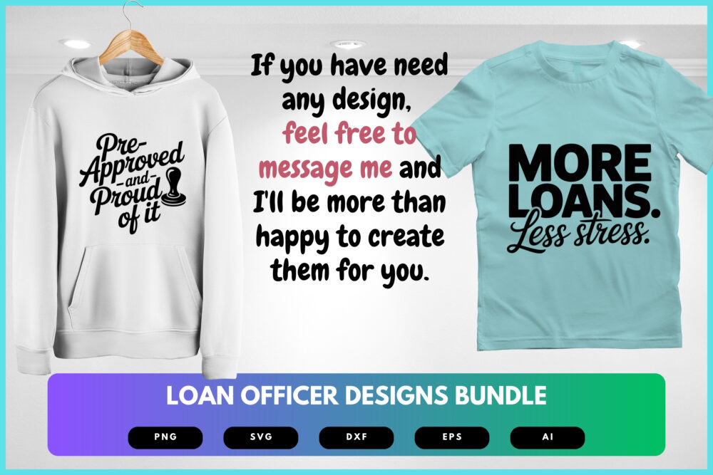 Loan Officer SVG Bundle | Mortgage Lender Clipart, Finance Quotes , Sales Cut Files for Cricut & Sublimation - Image 8