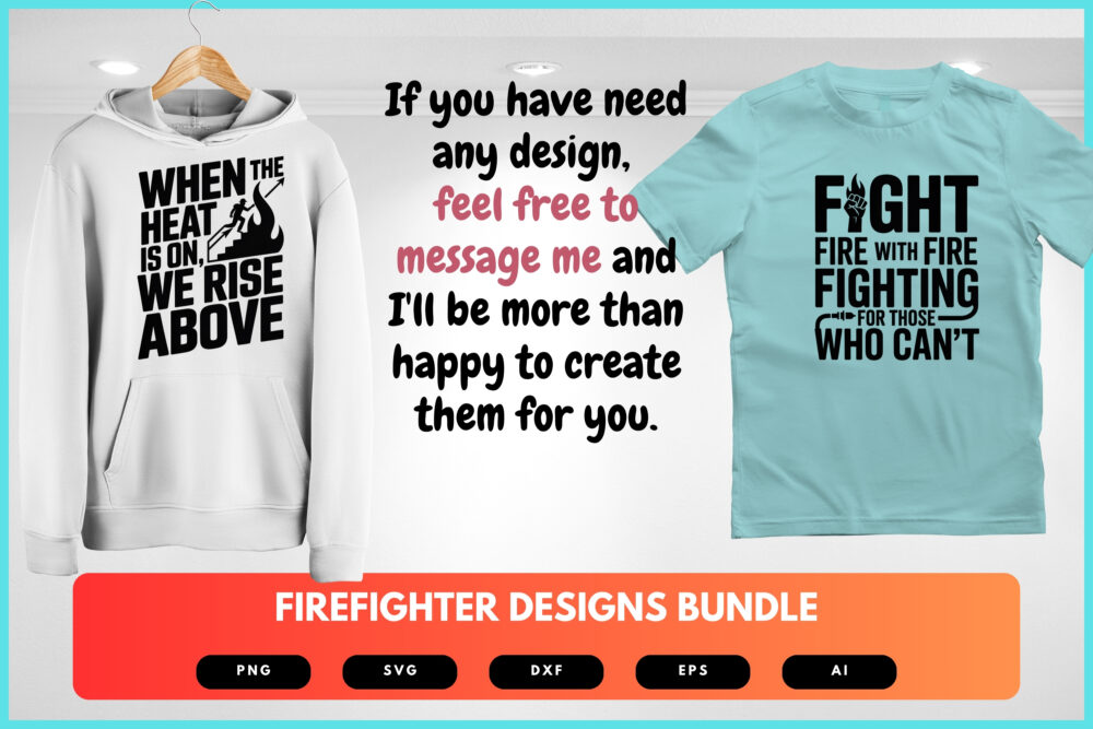 Firefighter SVG Bundle | Fire Dept Quotes, Hero Cut Files for Cricut, Sublimation & DIY Projects - Image 7