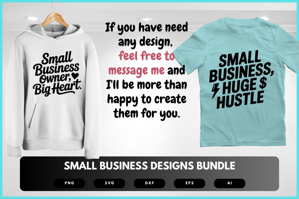 Small Business SVG Bundle | Entrepreneur Quotes, Startup Clipart , Motivational Cut Files for Cricut & Sublimation - Image 8
