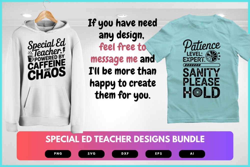 Special Ed Teacher SVG Bundle | Heartfelt , Funny Special Education Quotes for Cricut, Sublimation & T-Shirts - Image 8