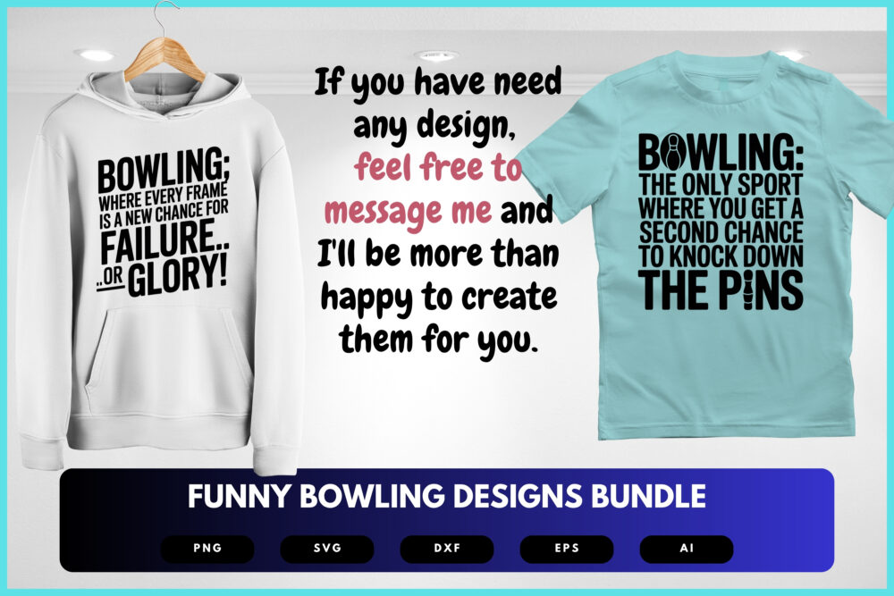 Funny Bowling SVG Bundle | Humorous Bowling Clipart, Bowling Joke Cut Files for Cricut & Sublimation - Image 7